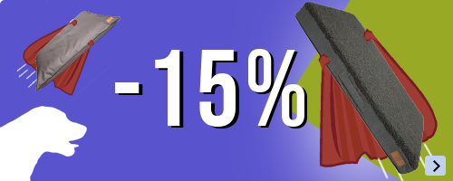 15% korting op zachte hondenkussens
